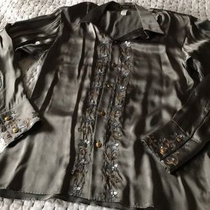 Versace silk blouse